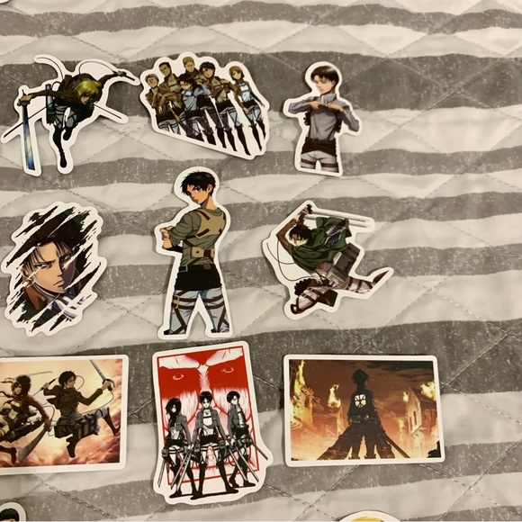Attack on Titan Random Stickers Lot of 100 - Picture 11 of 15